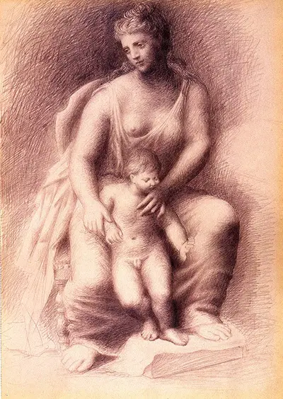 Mother and Child 1922 Pablo Picasso